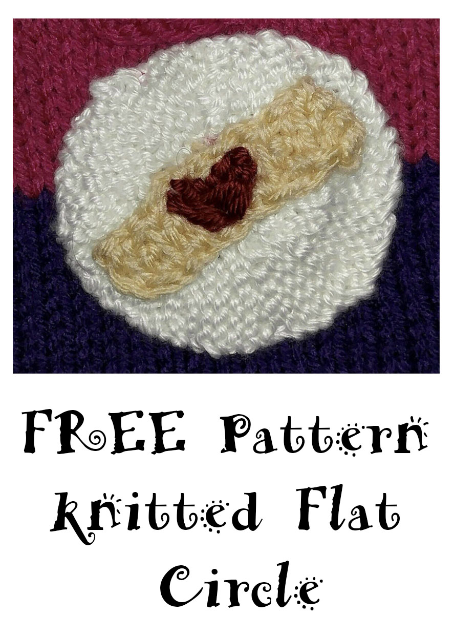 knitted flat circle