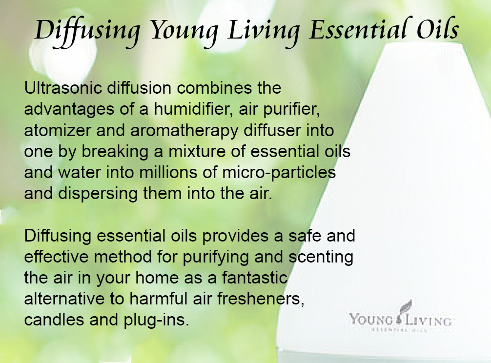 diffusing young living essential oils