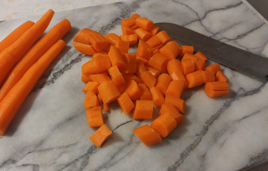 cut carrots